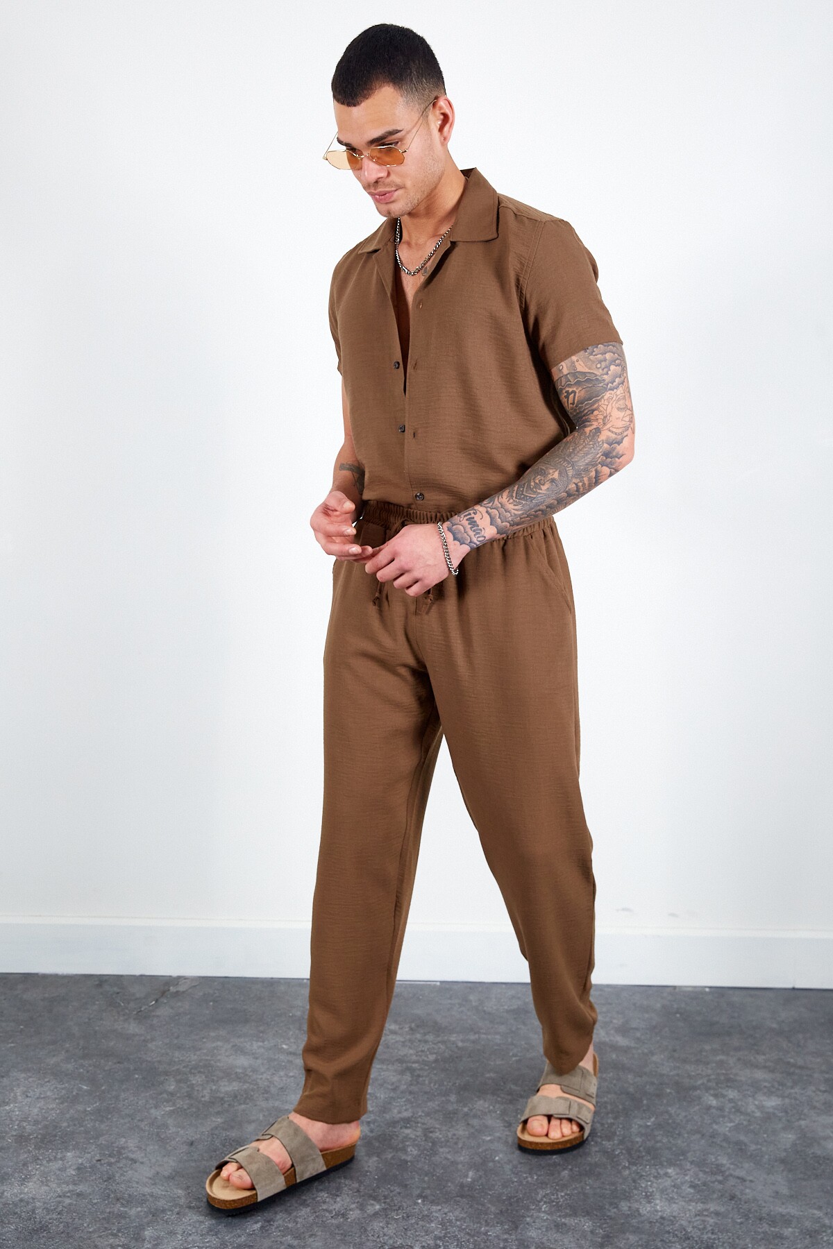 Kahve Diva Erkek Pantolon | MES616774-01