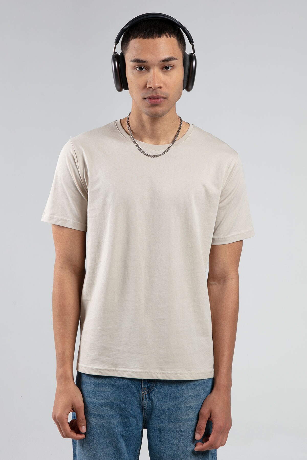 Taş Erkek Basic Tshirt | MES216959-01